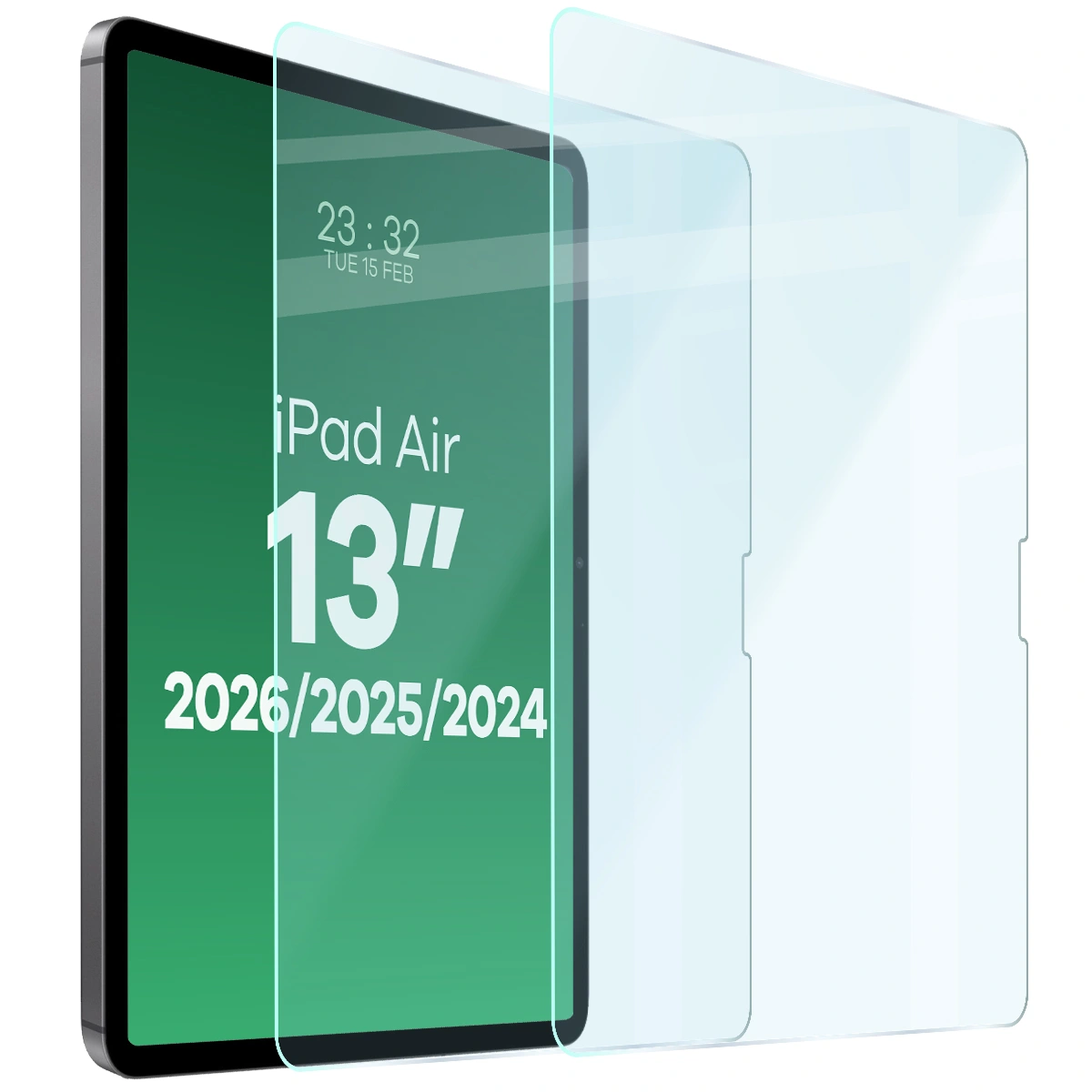 Szkło hartowane Bizon Glass Tab Clear Duo do iPad Air 13
